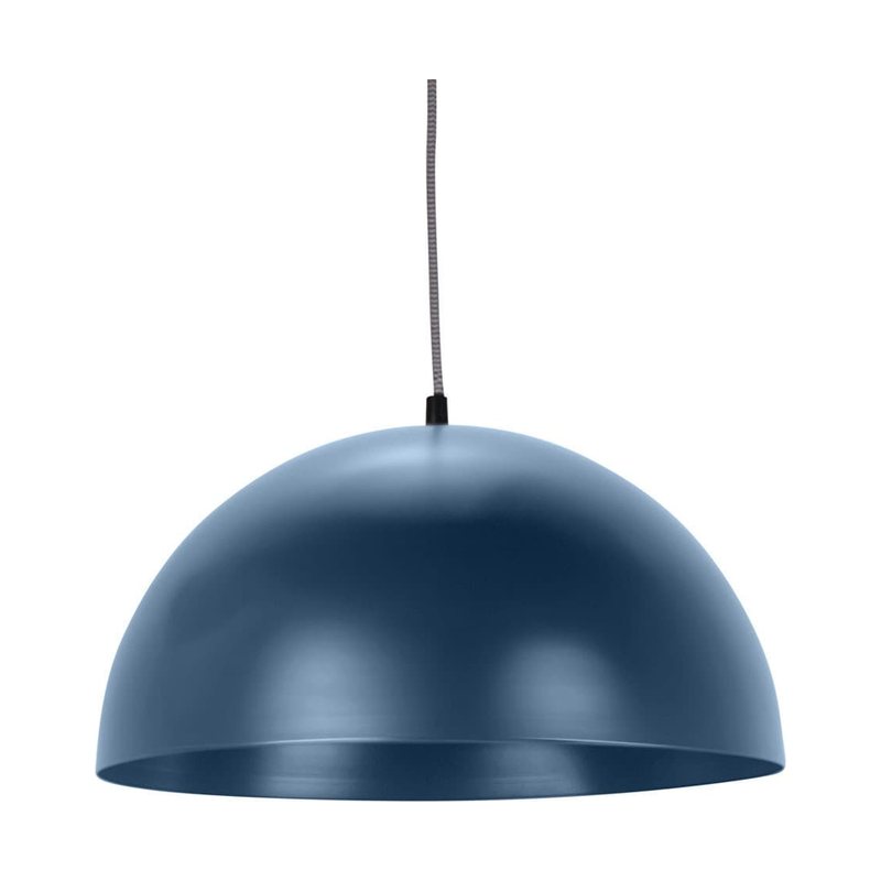 Metal Dome Pendant Ceiling Light in Navy