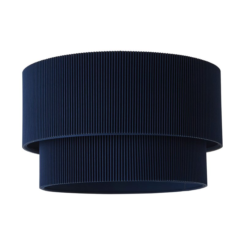2 Tier Crinkle Shade in Navy Blue