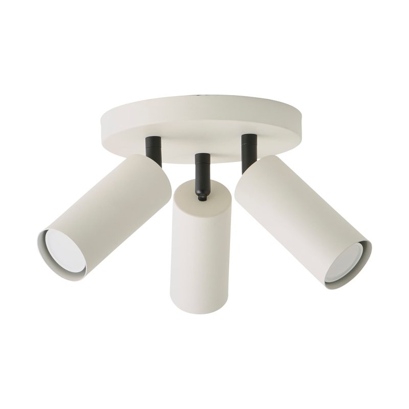 3 Way Tube Spotlight in Beige